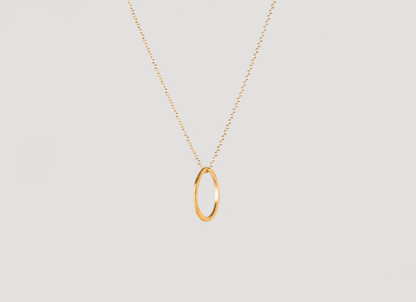 Ethical & sustainable bridal Infinity necklace with 24K gold plating