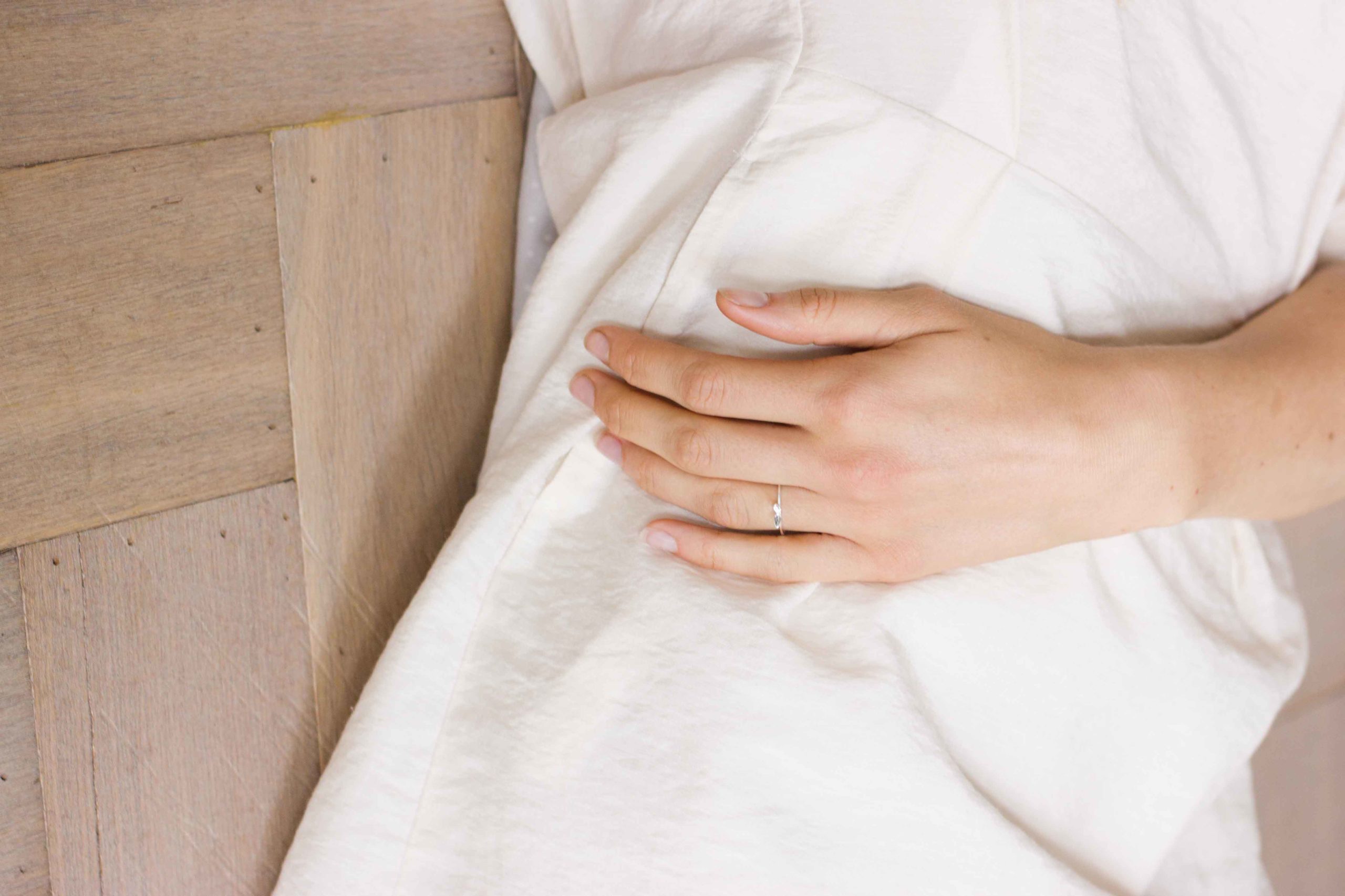 autumn promotion sustainable ethical bridal silver sprout leaf ring