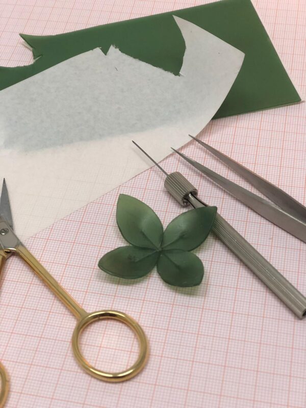 sustainable ethical botanical jewellery wax sample making