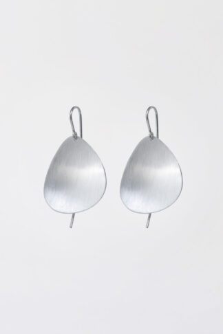 Singö earrings silver matte